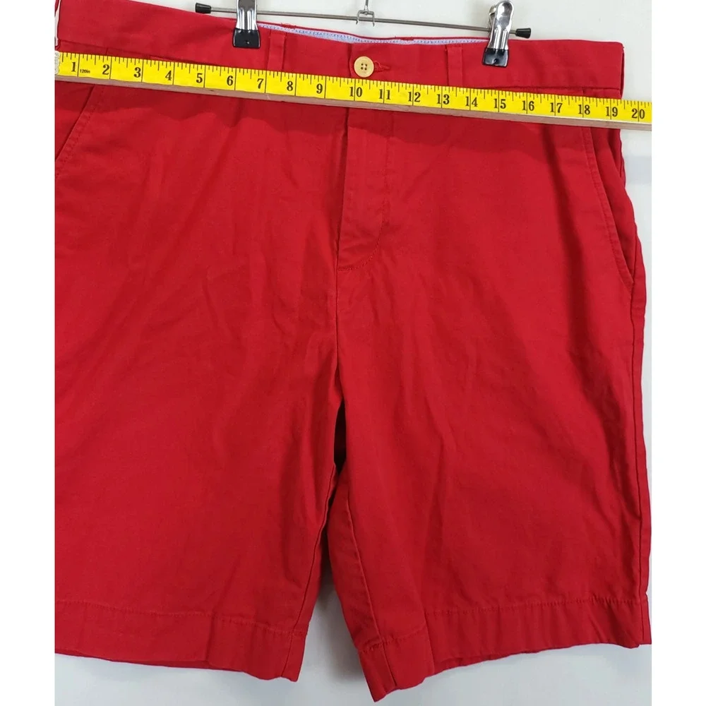 Tommy Hilfiger Chino Shorts Cotton Men 38 / 11 Red Outdoors Preppy Everyday